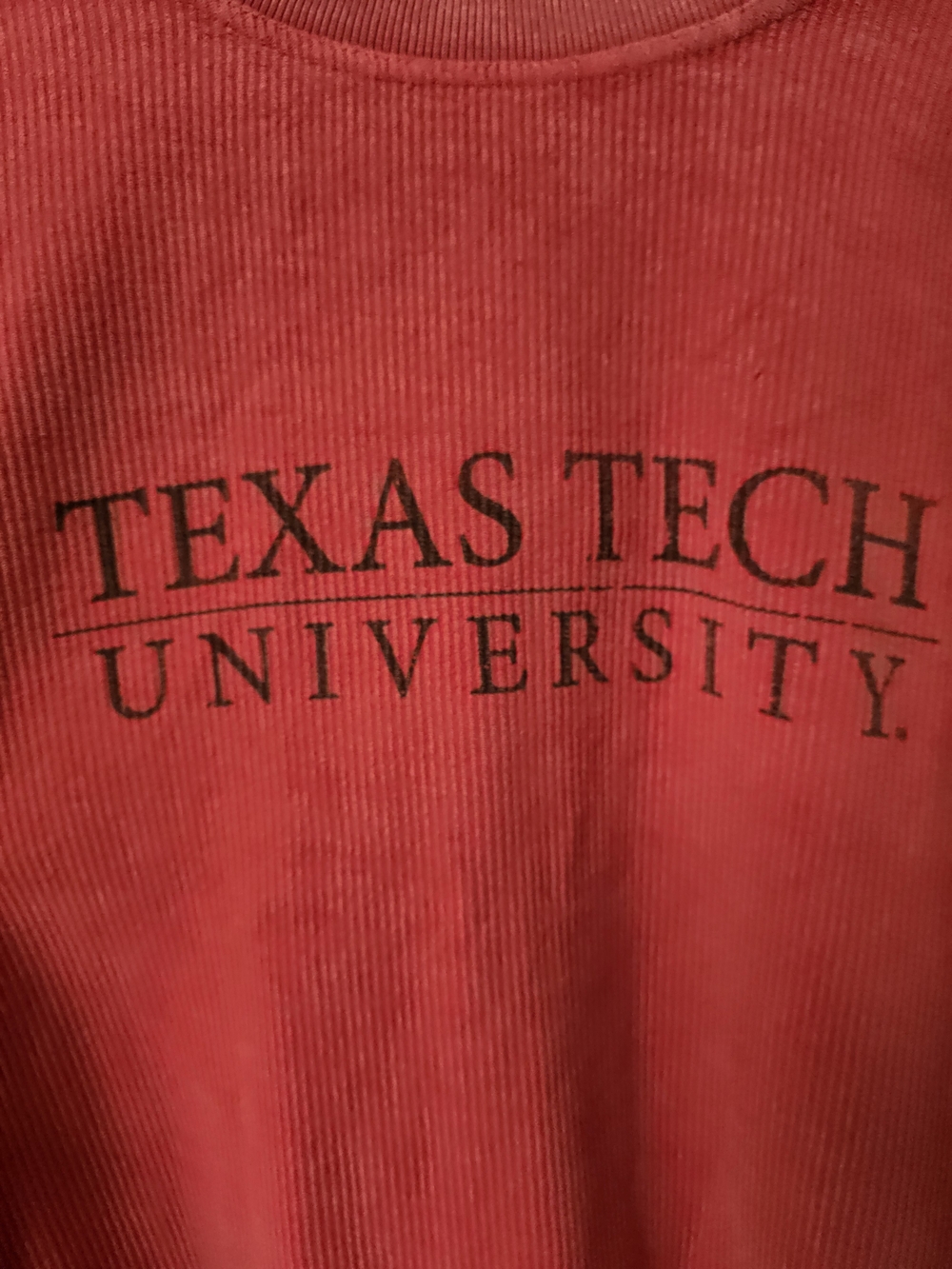 Texas Tech University Ribbed Crewneck - Picture 2 of 4